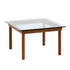 Kofi Coffee Table Walnut Base 60x60cm